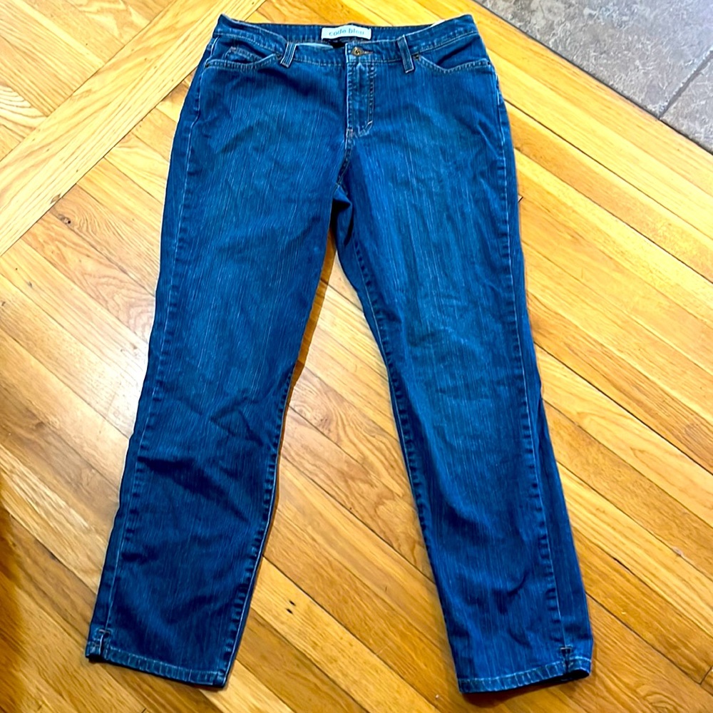 Classic Women's Mid-Rise Straight Leg Jeans - Blue